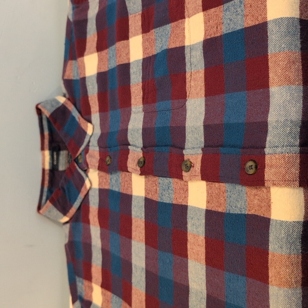 J. Crew Men's Large Classic Fit Long Sleeve Button Down Flannel Style #AZ835